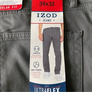 IZOD Jeans with comfort stretch 34x32 NWT denim